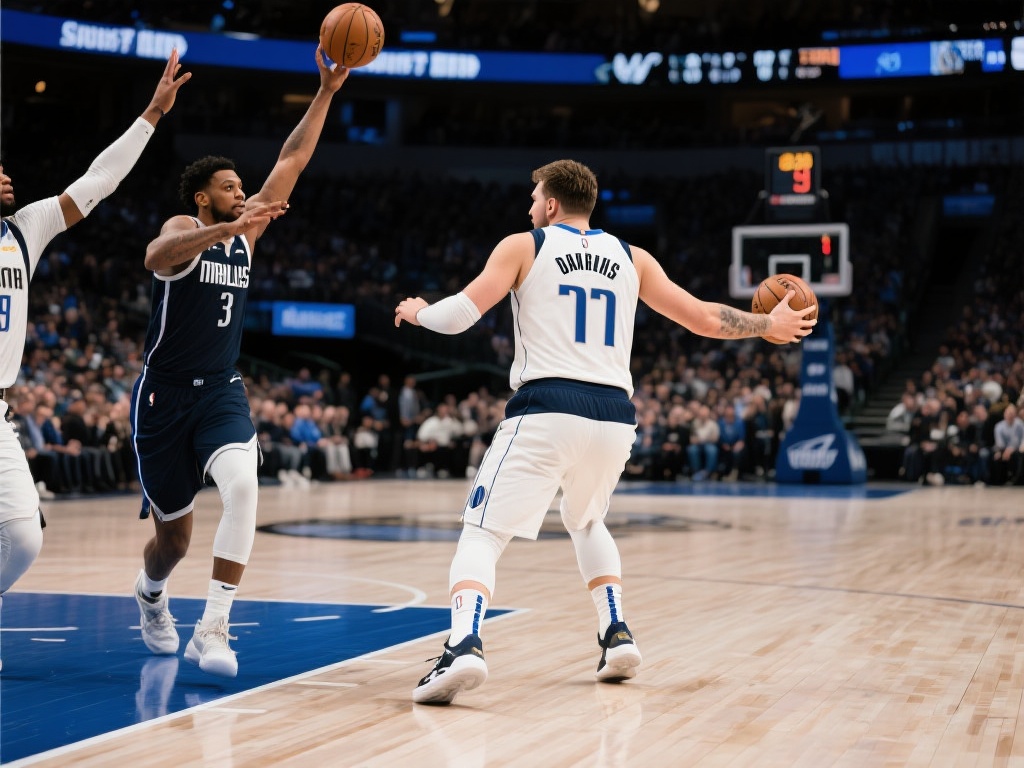 东契奇神级视野 背后妙传助史密斯命中三分 在NBA的赛场上,东契奇早已以出色的球商